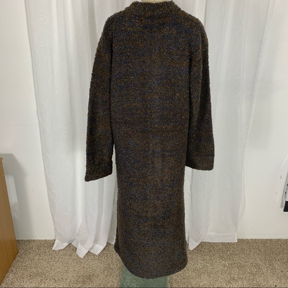 Vintage Clements West wool blend long sweater coat - Picture 2 of 16